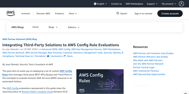 AWS APN Integration